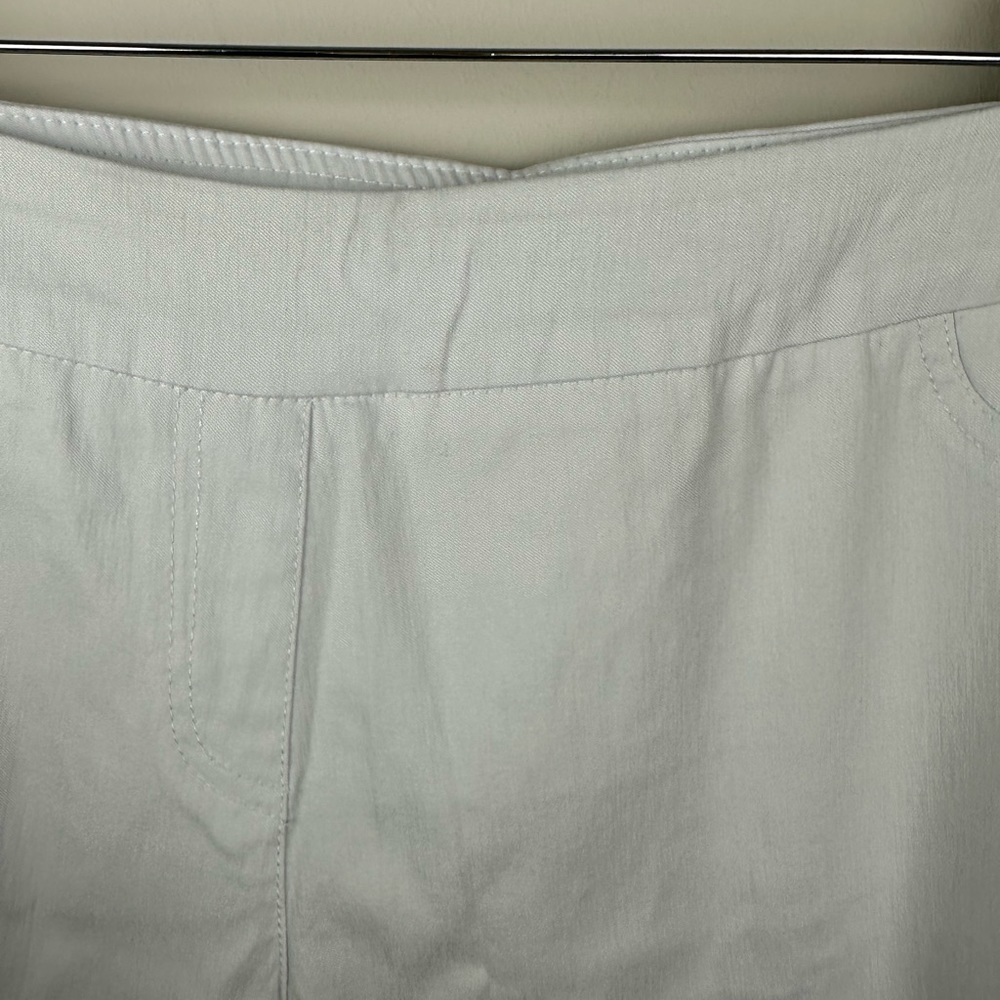 Soft Surroundings Slim-Sation Pull on Ankle Pants White XL/18 - Picture 7 of 14